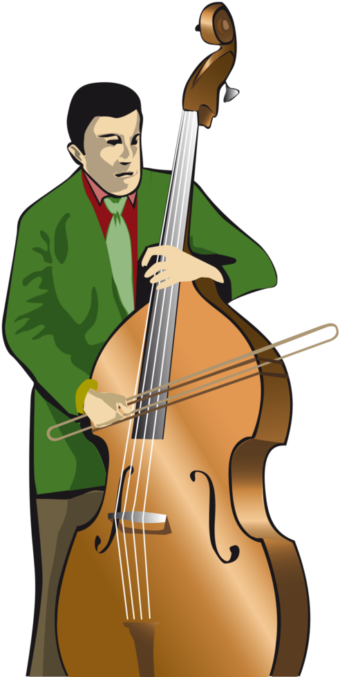 Tango orchestra cello vector