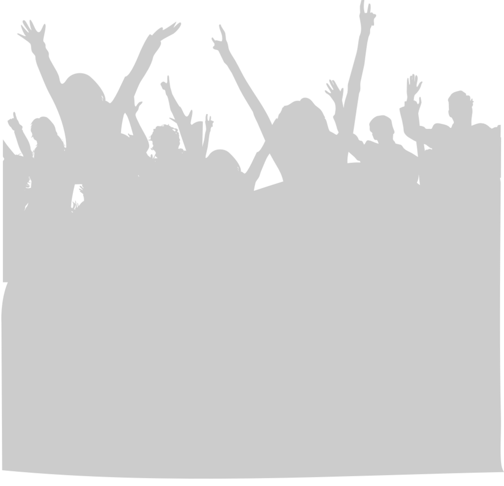 Party crowds vector