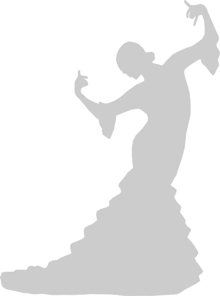 Flamenco dancer vector