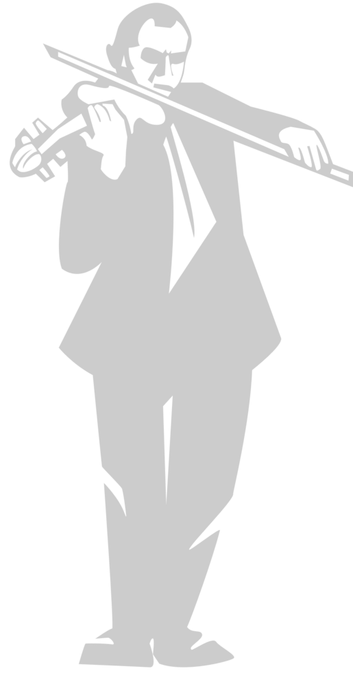 Violin musician vector