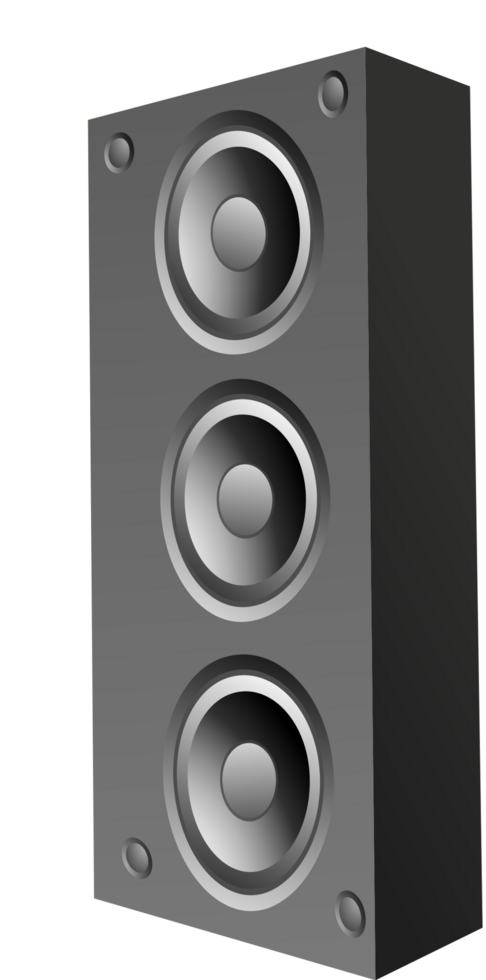 Music loud speaker vector