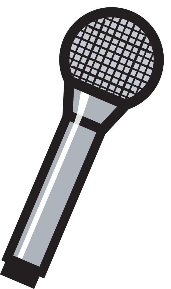 Microphone cartoon vector