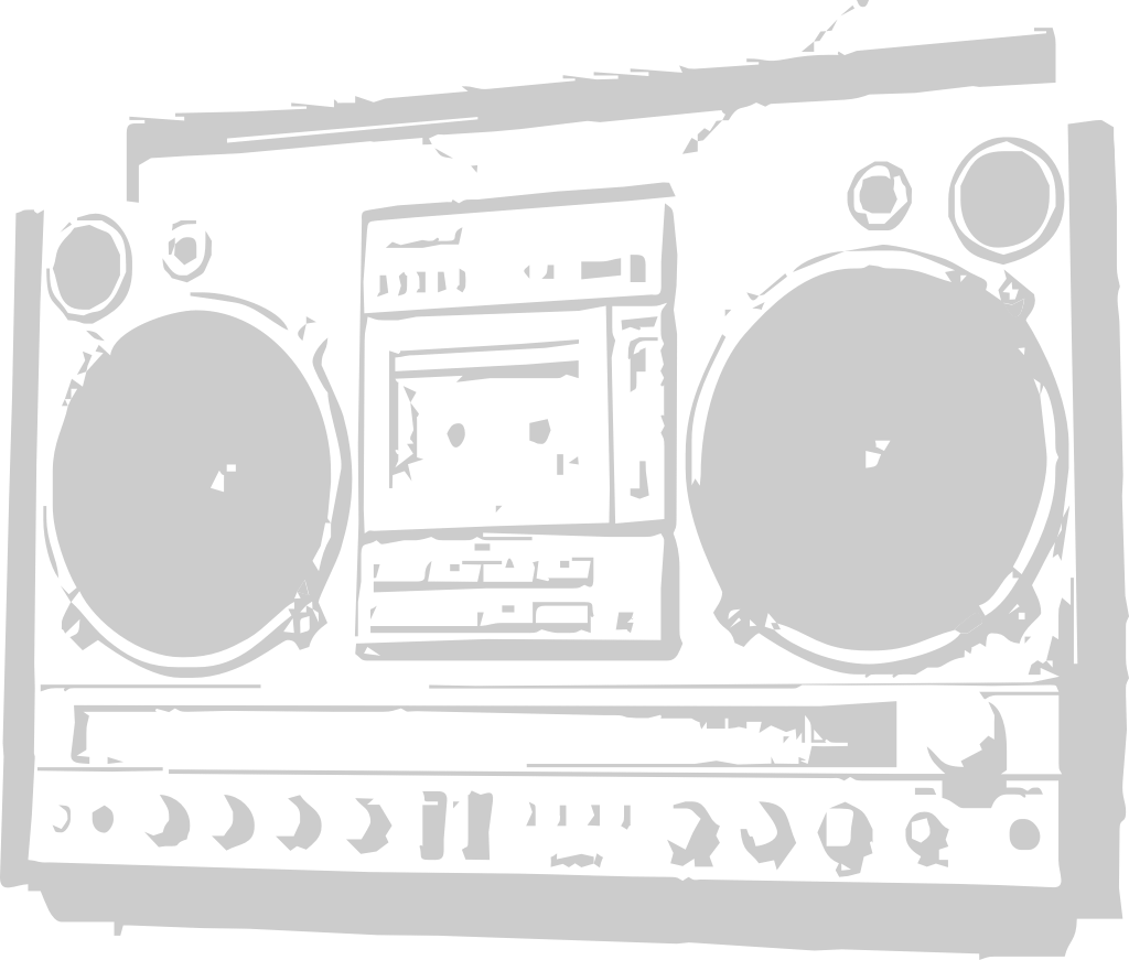 Boombox vector