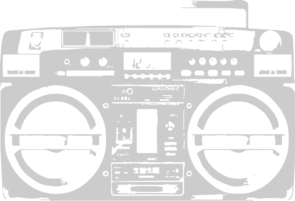 Boombox vector