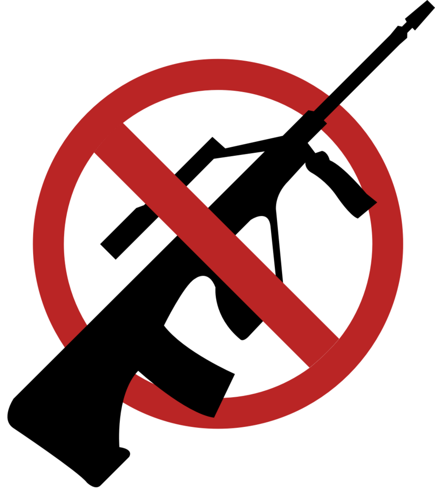 No firearms vector