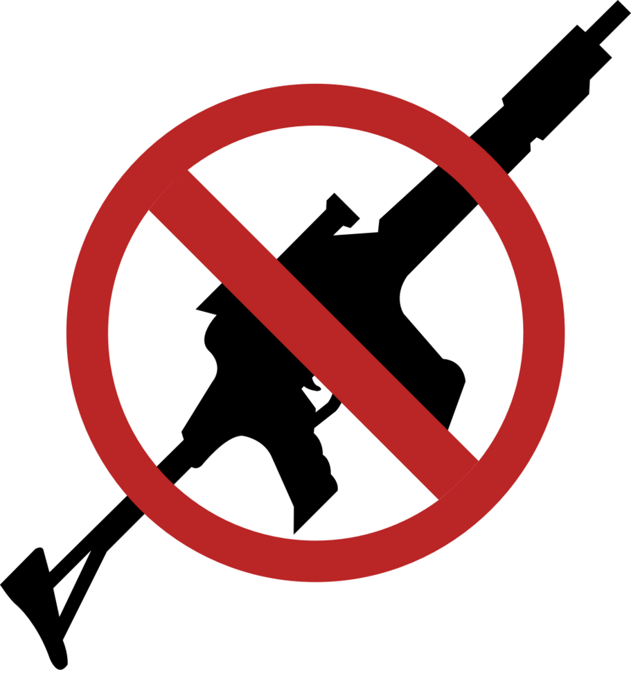 No firearms vector