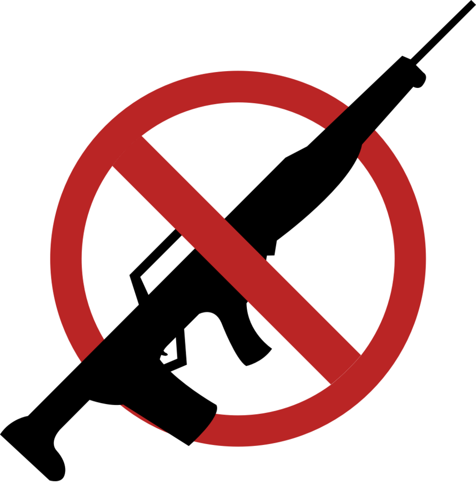 No firearms vector