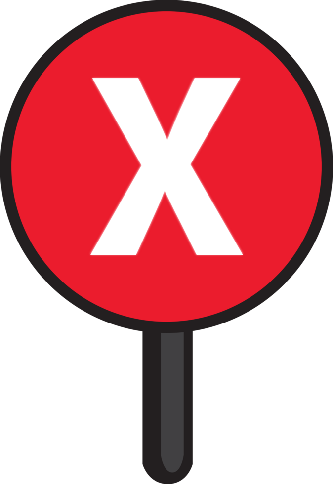 Cross sign vector