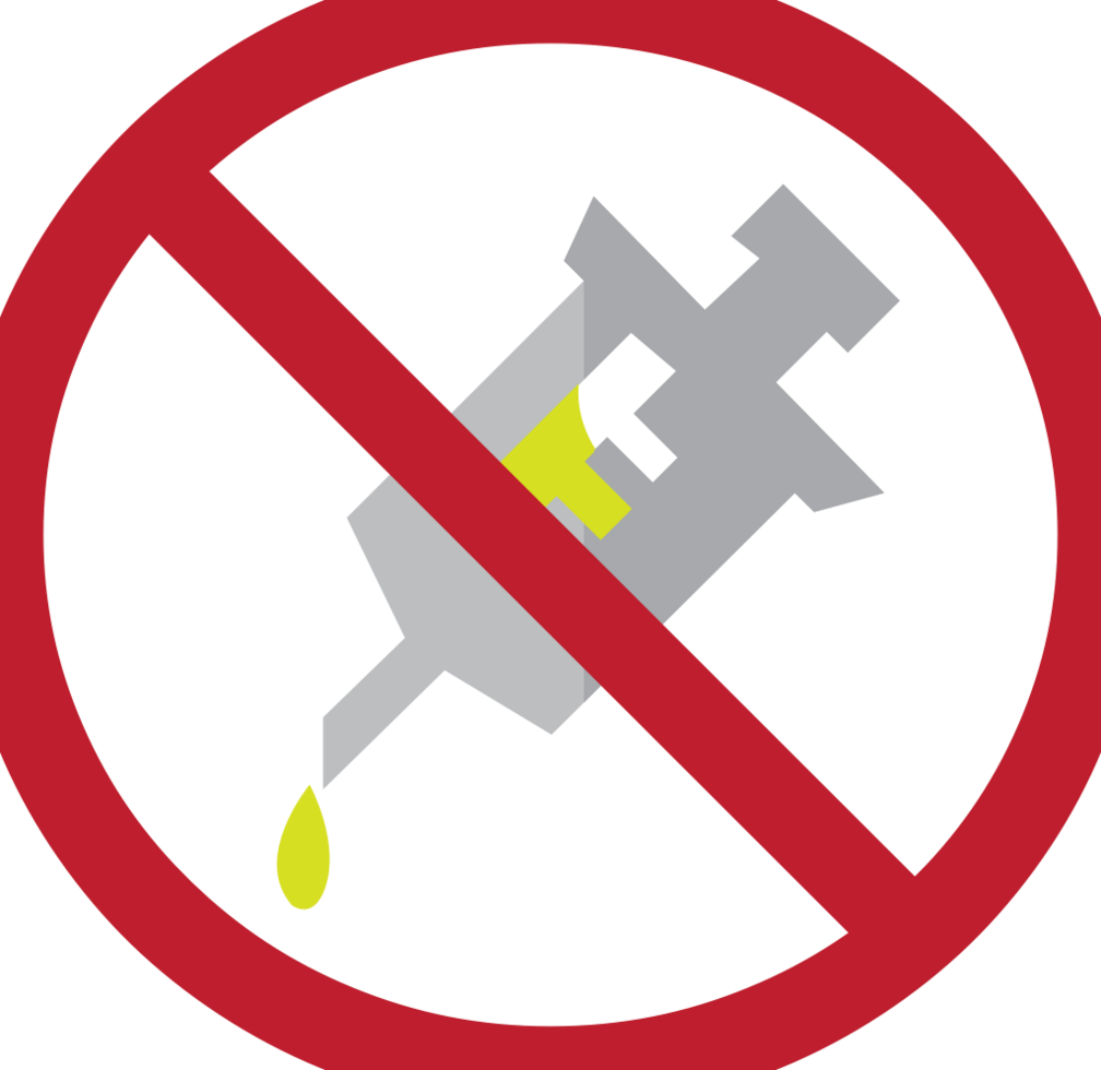 No drugs syringe vector