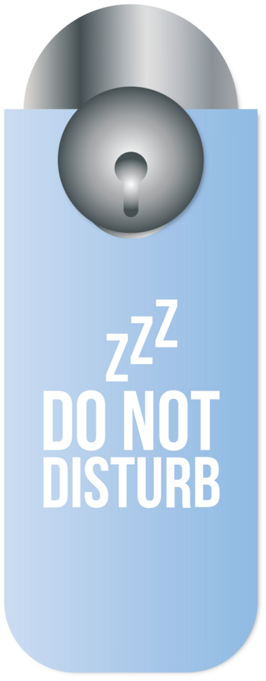 Do not disturb sign vector