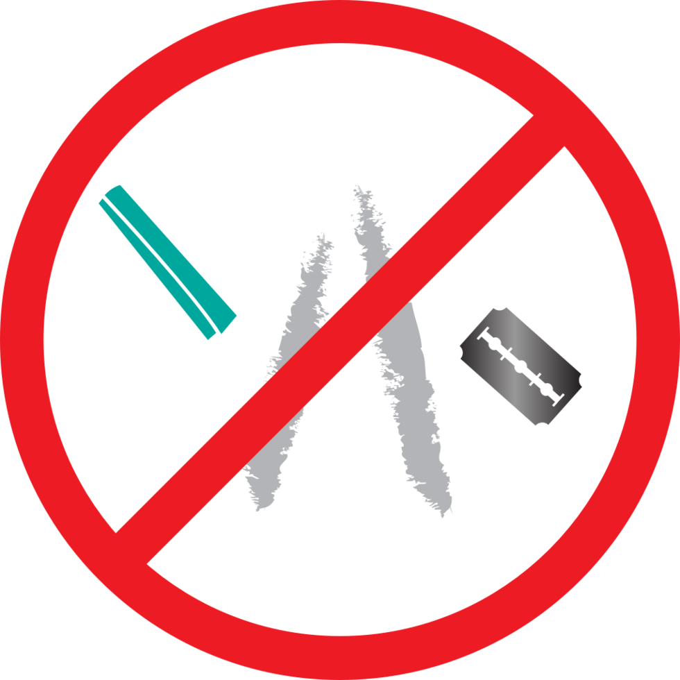 No drugs narcotics vector