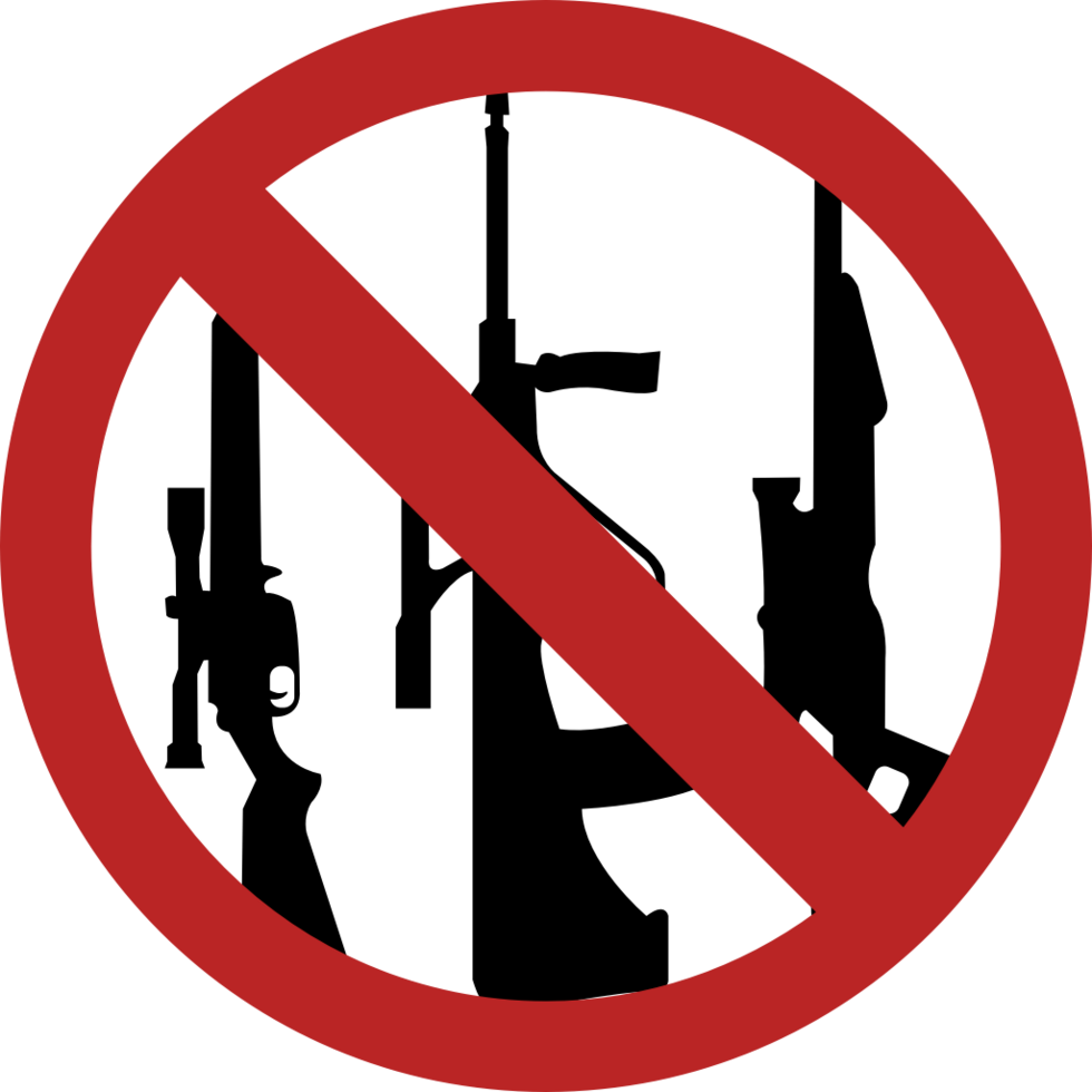 No hunting sign vector