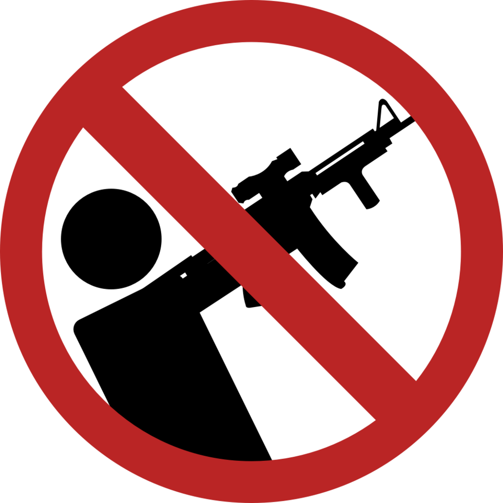 No hunting sign vector