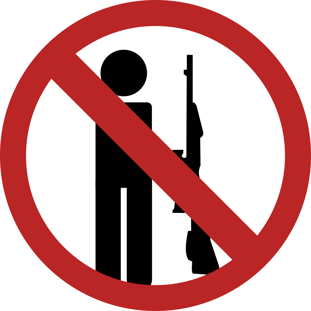No hunting sign 36652694 Vector Art at Vecteezy