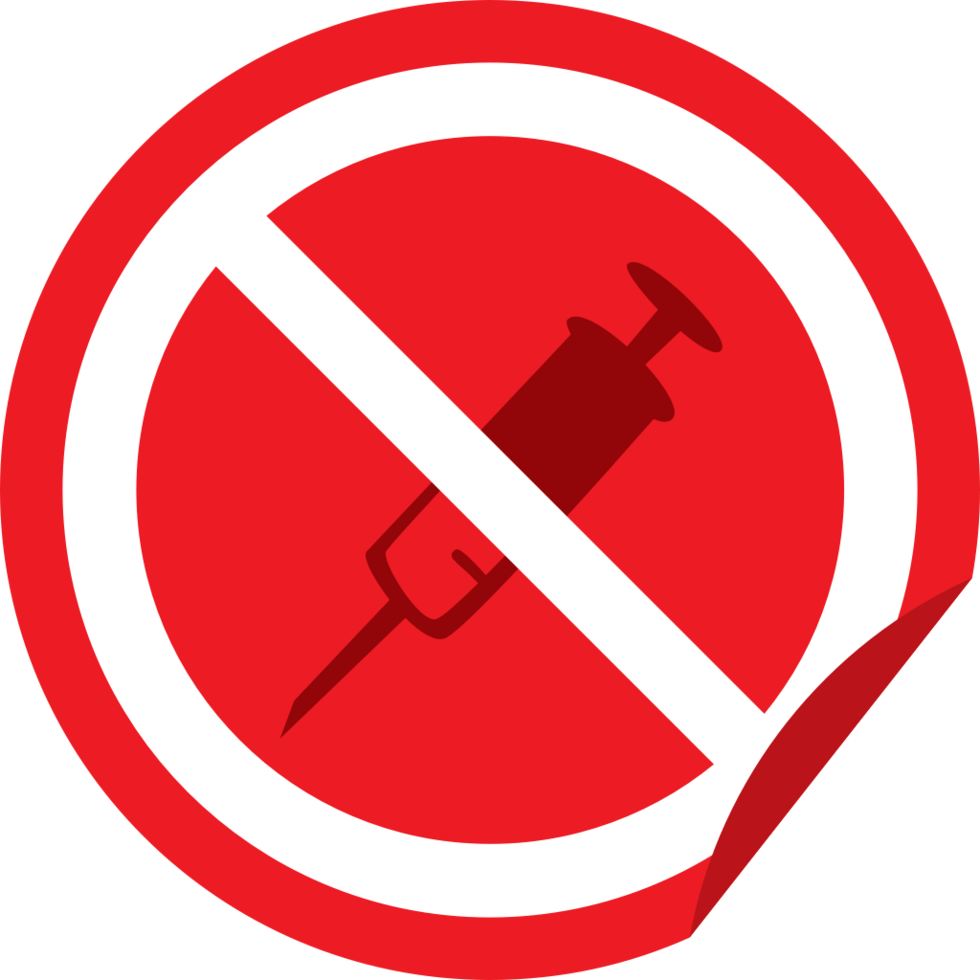 No drugs syringe vector