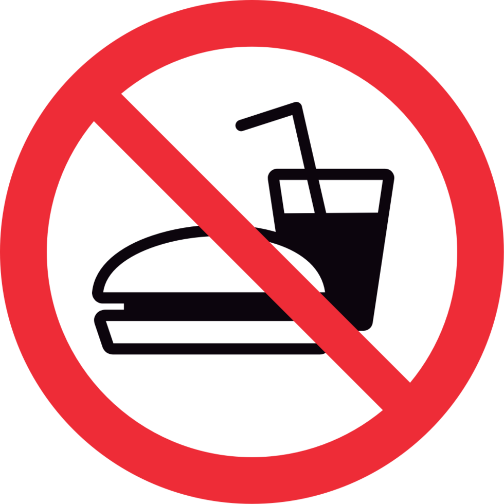 No sign food vector