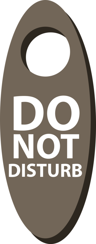 Do not disturb hanger vector