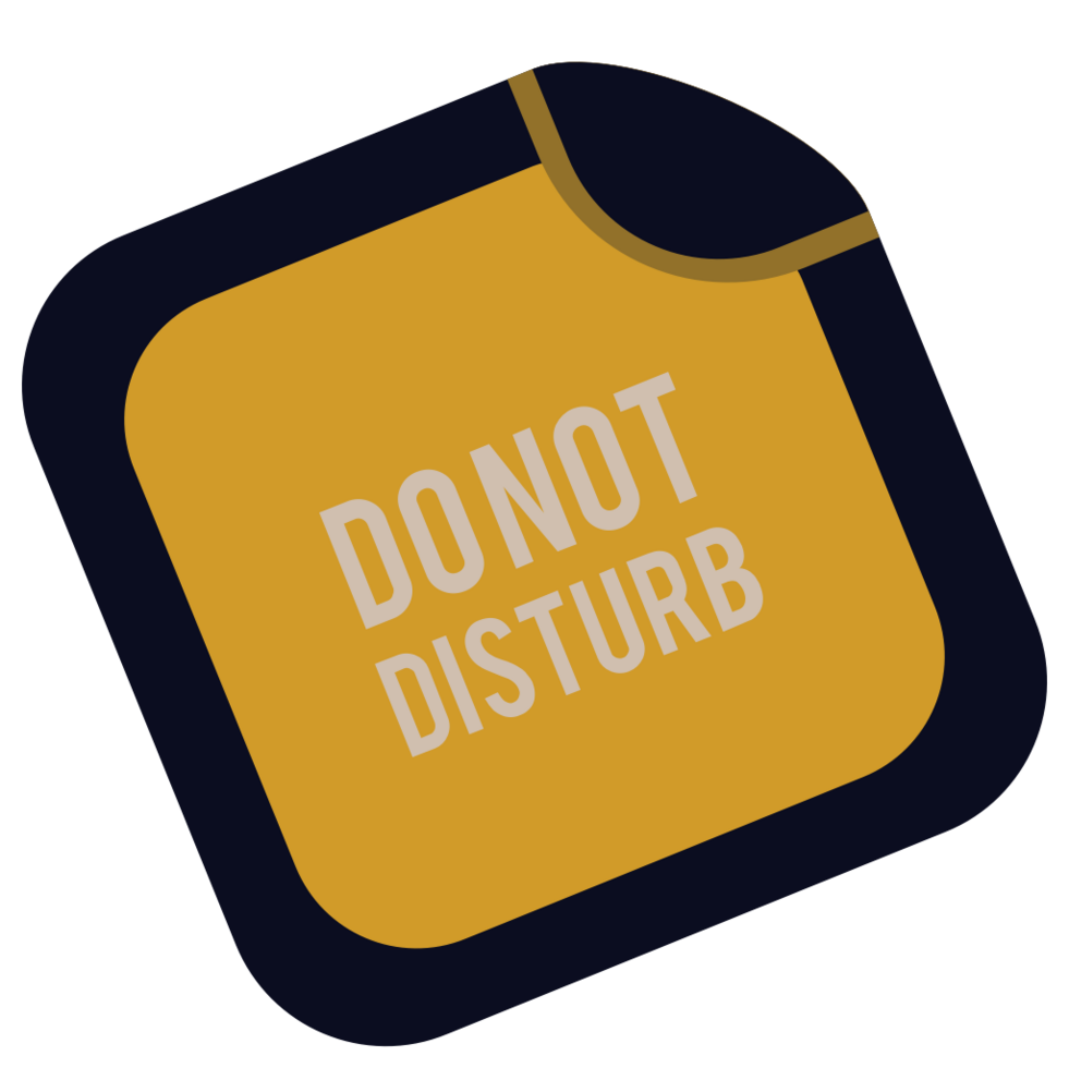 Do not disturb  vector