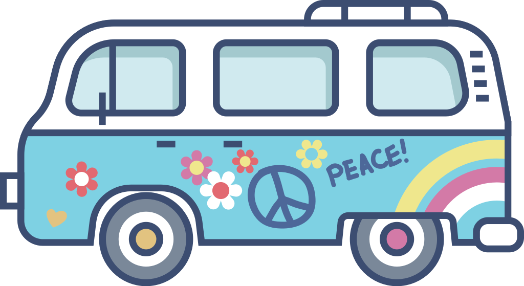 Peace wagon vector