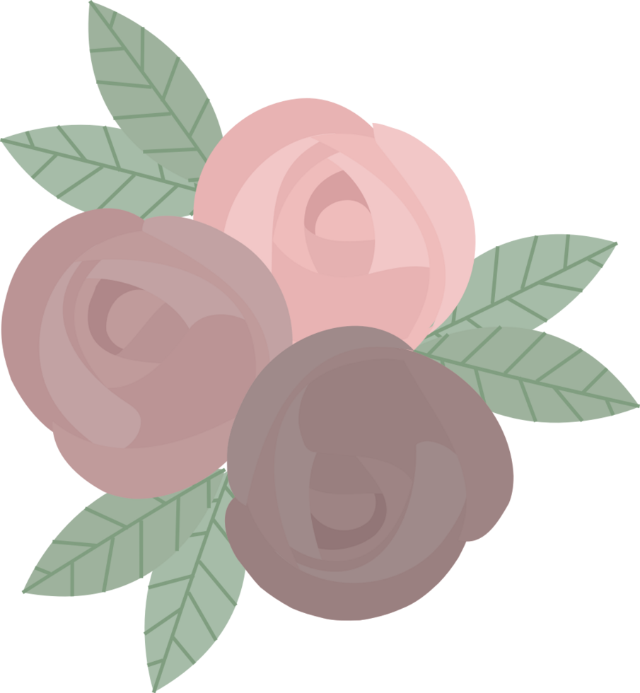 Pink flower vector
