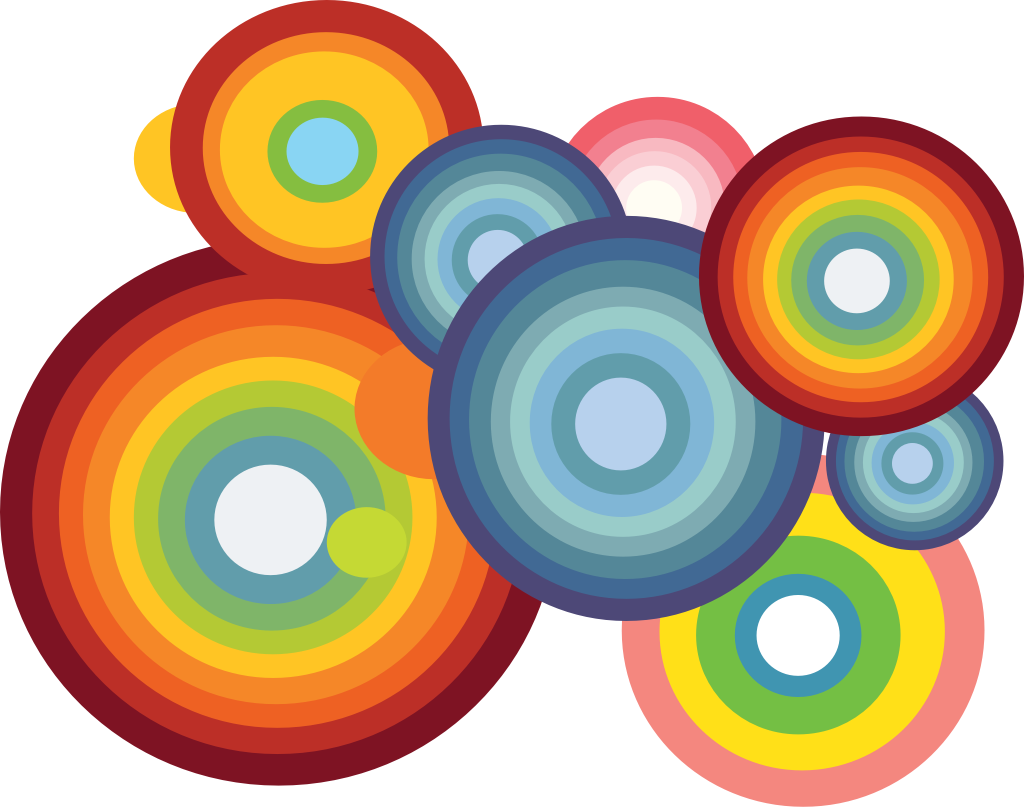 Circle rainbo vector