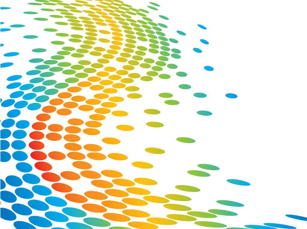 Rainbow dot background vector