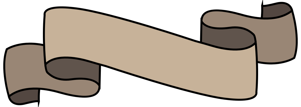 Outline ribbon vector