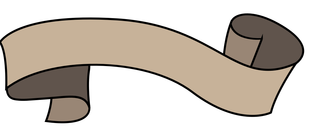 Outline ribbon vector