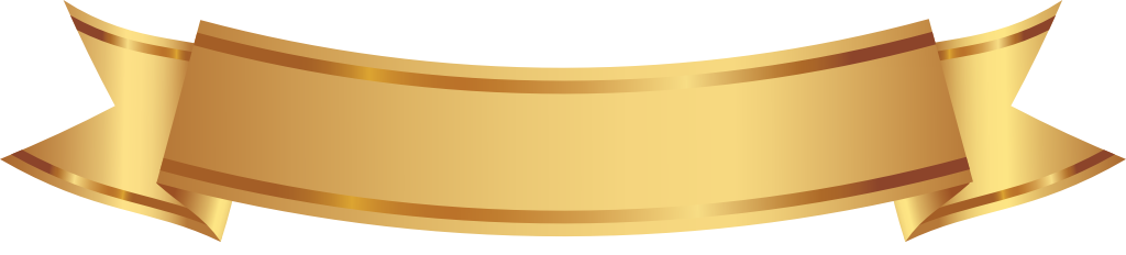 Golden decorative banner vector