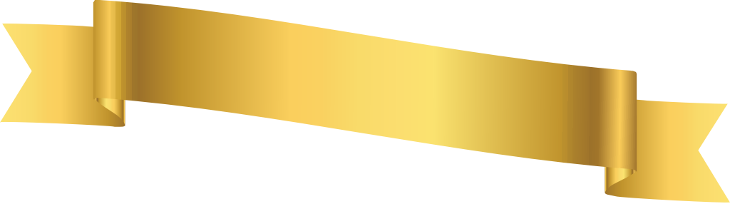 Golden ribbon vector