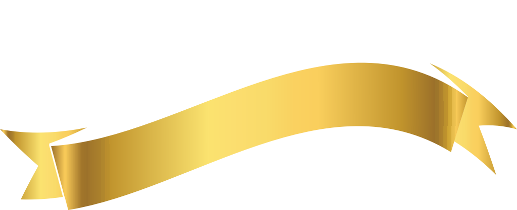 Golden ribbon vector