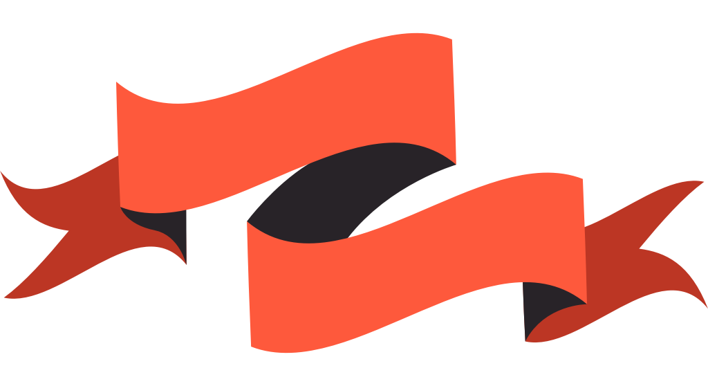 Retro ribbon vector
