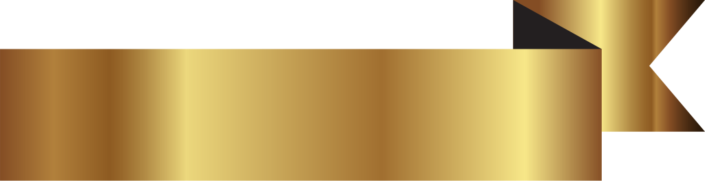 Gold ribbon vector