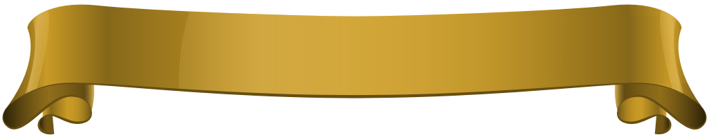 Golden ribbon vector
