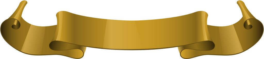 Golden ribbon vector