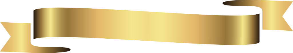Golden ribbon vector