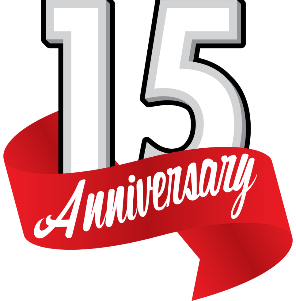 Anniversary ribbon vector