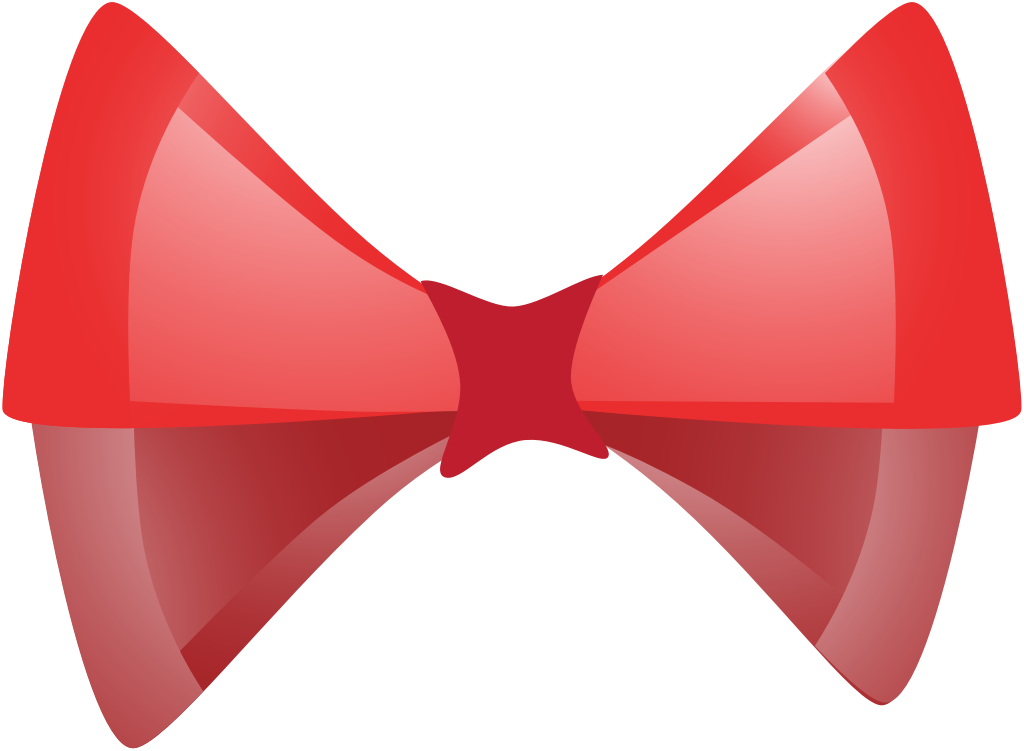 Cute bow vector