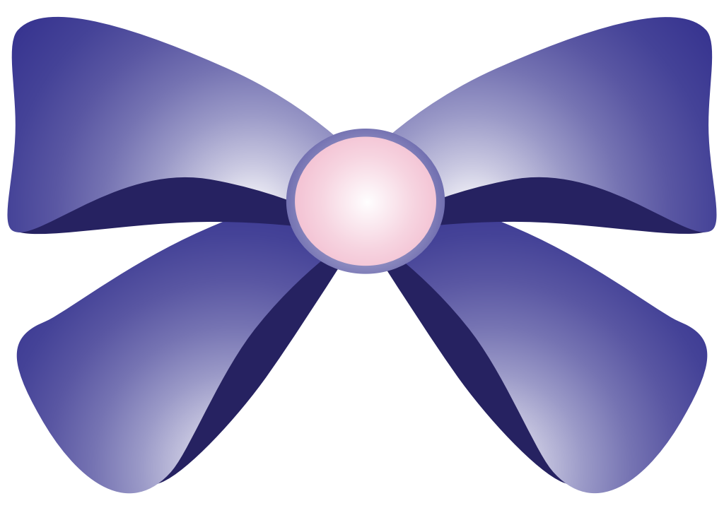 Cute bow vector