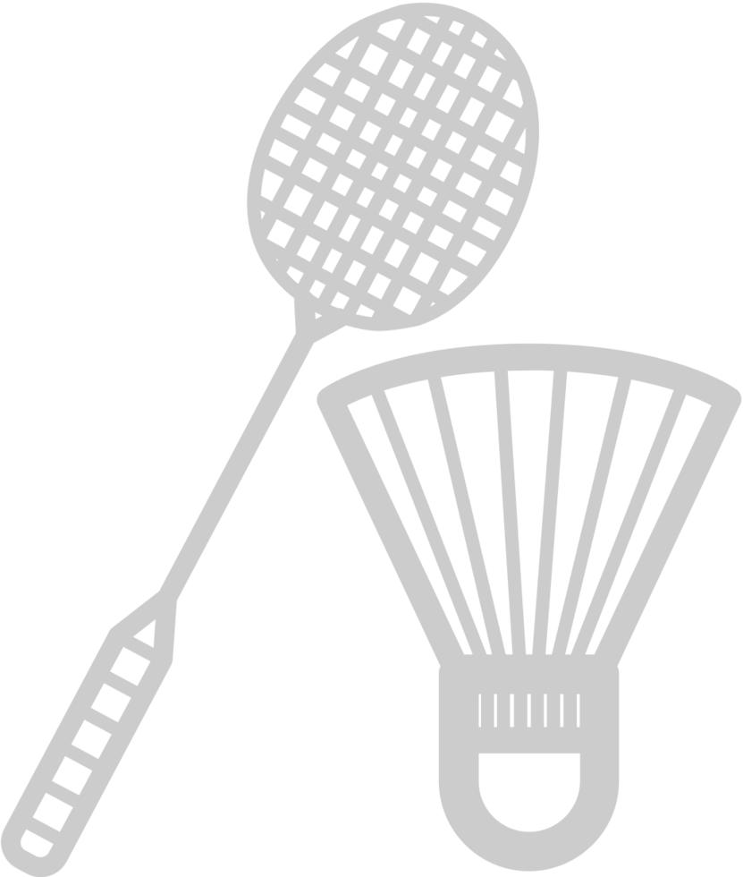 Badminton vector