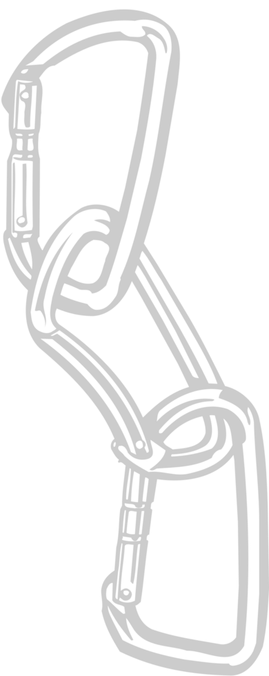 Climbing Carabiner vector