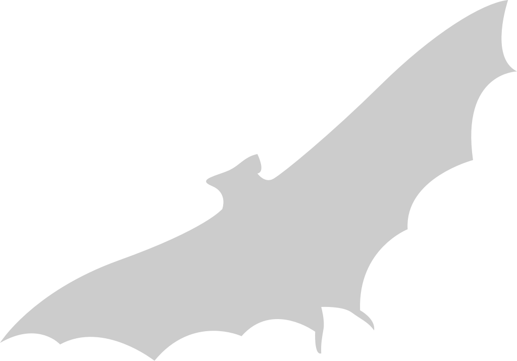 Bat flying vector