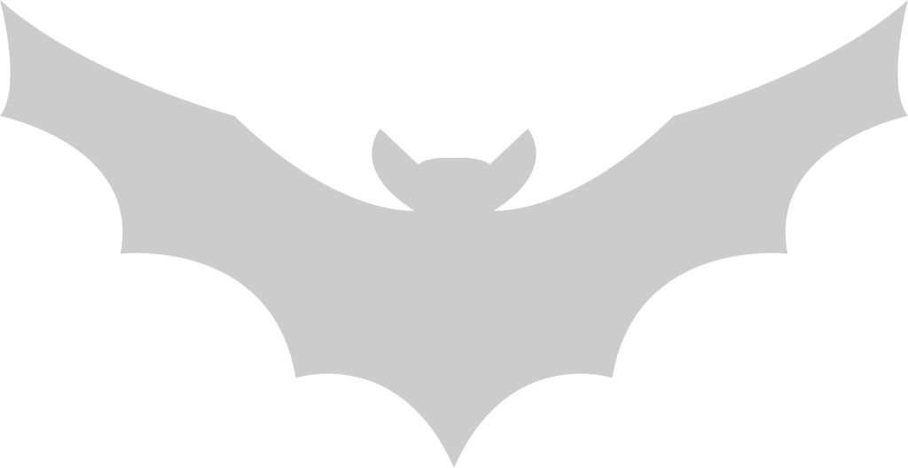 Bat flying vector