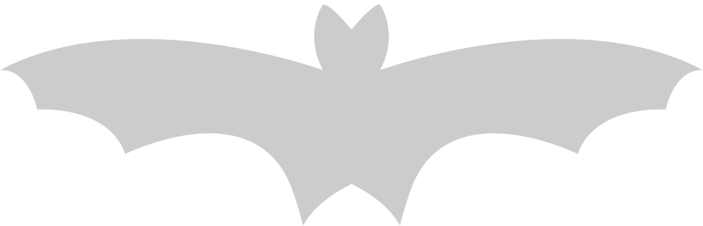 Bat flying vector