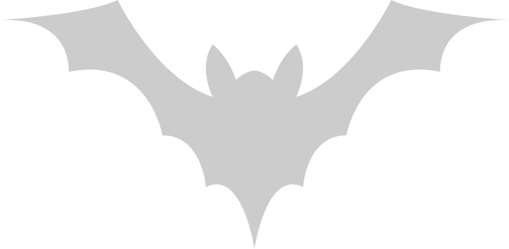 Bat flying vector