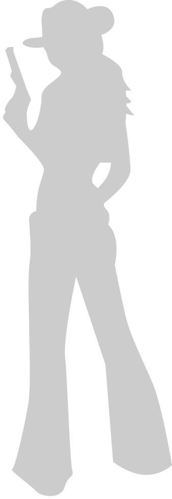 Cowgirl vector