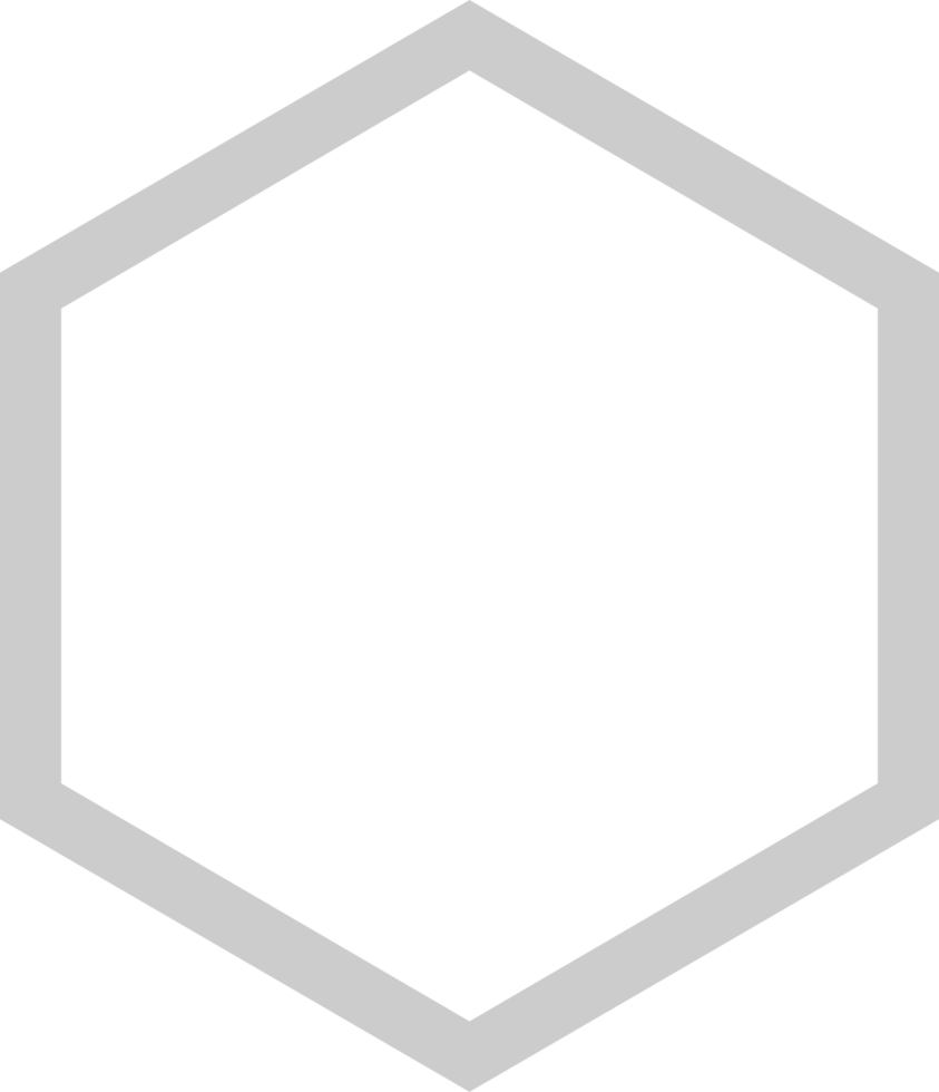 Hexagon vector
