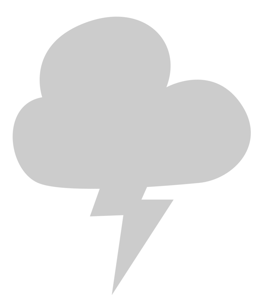 Thunderstorm vector