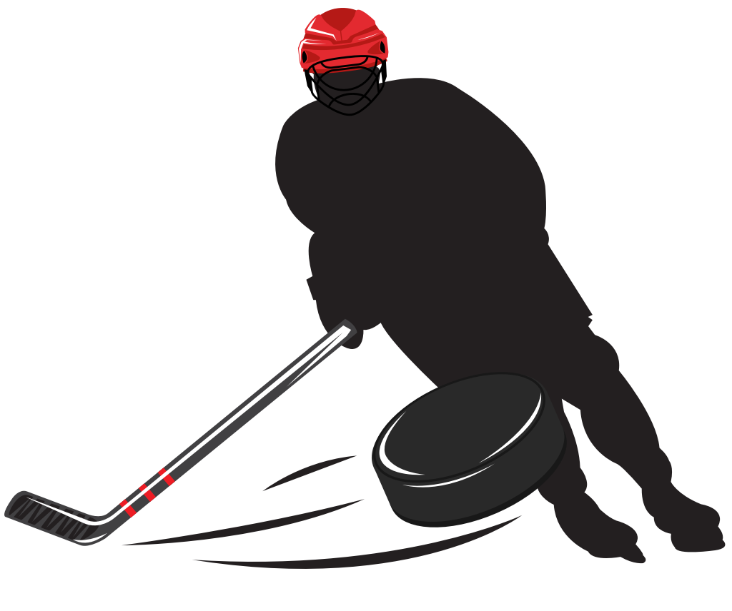 hockey player vector