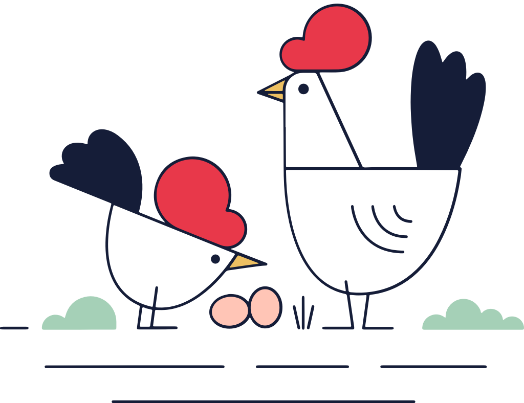 Chicken vector